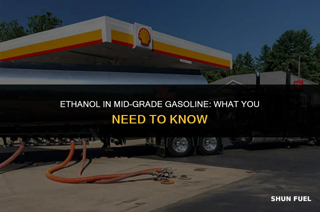does mid grade gasoline contain ethanol