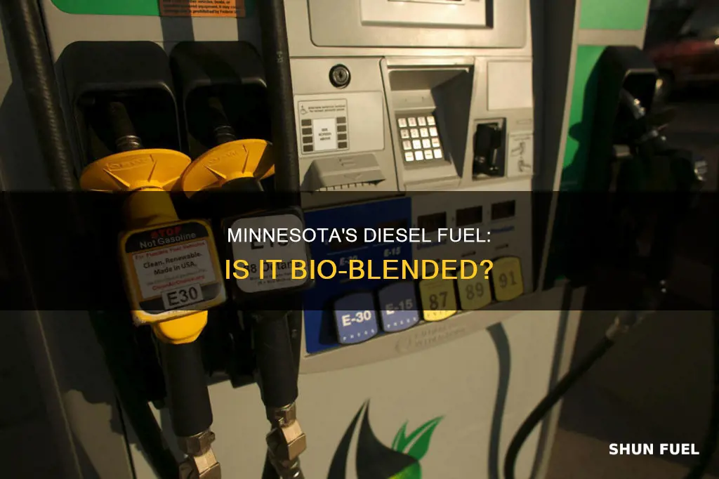 does minnesota have bio in there diesel fuel