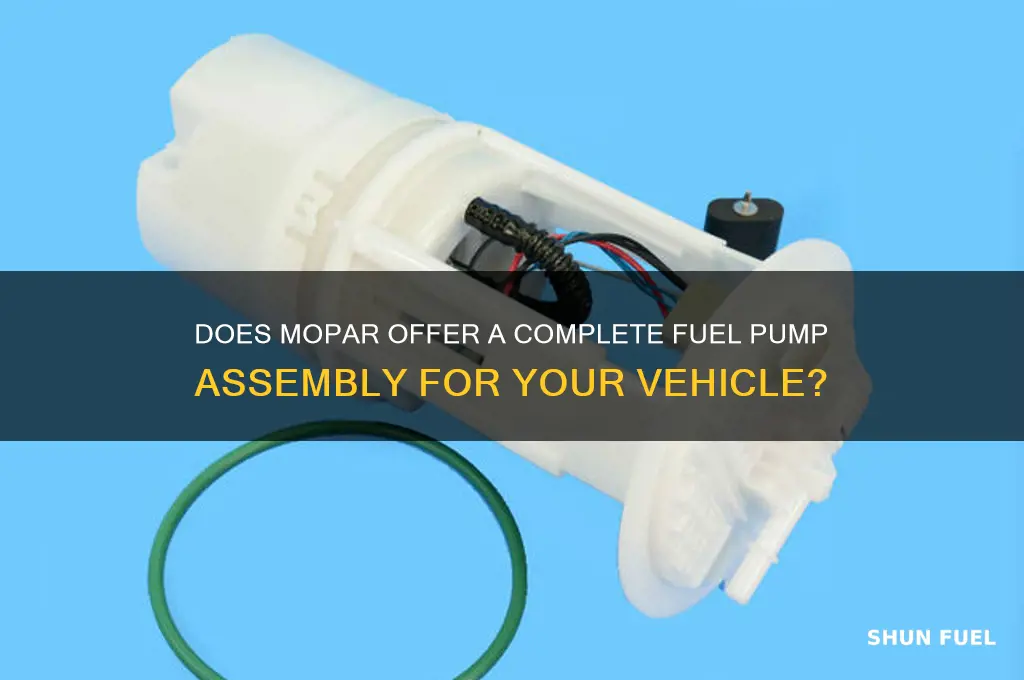 does mopar carry a fuel pump assembly