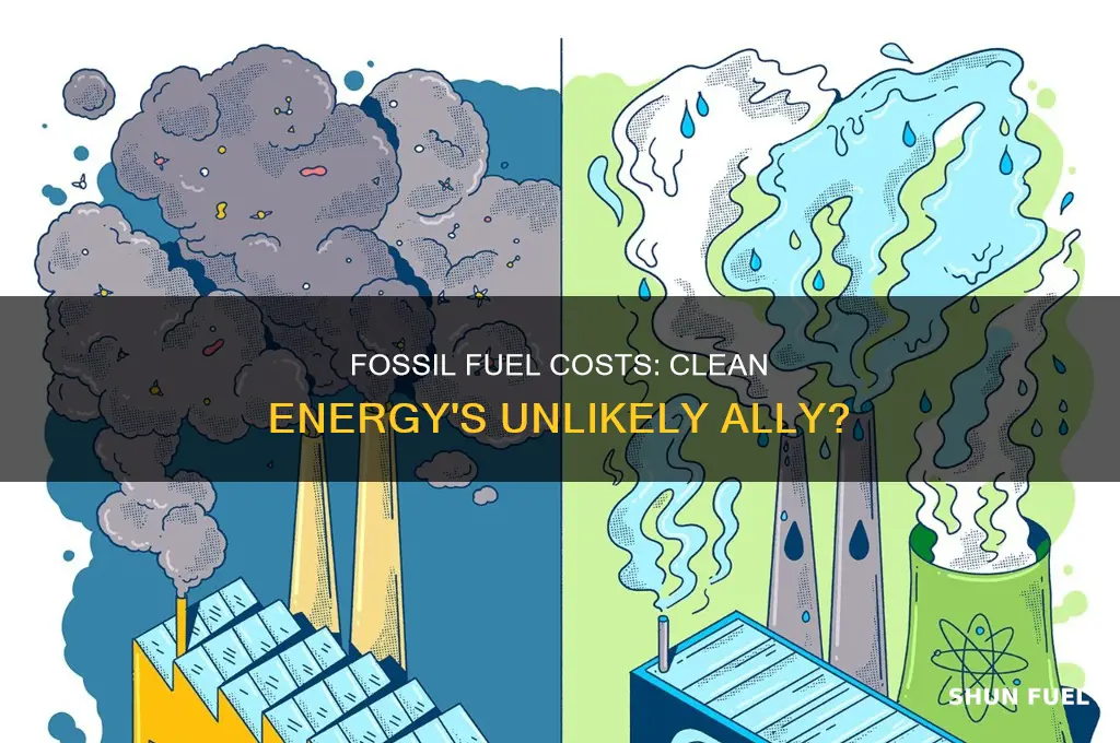 does more expensive fossil fuels lead to more clean energy