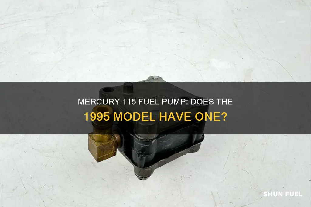 does my 1995 mercury 115 have a fuel pump
