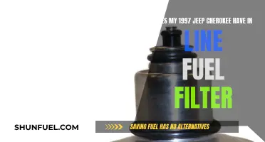 Jeep Cherokee Fuel Filter: In-Line or Not? 1997 Model