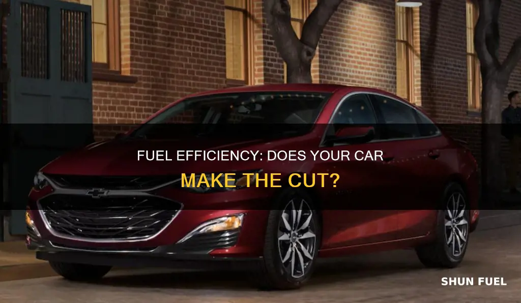 does my car qualify for fuel efficiency