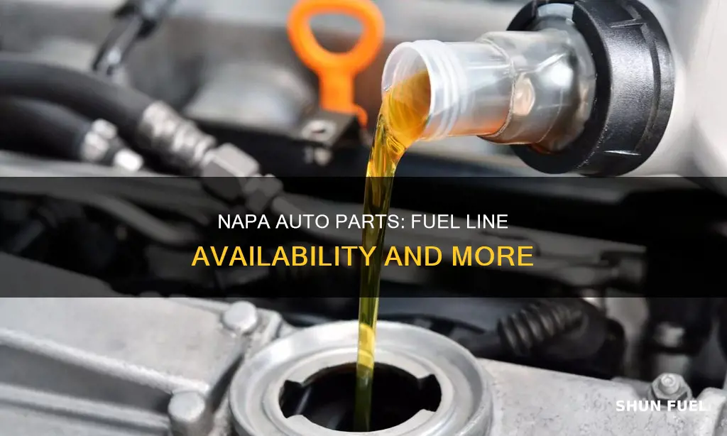 does napa auto sell fuel lines