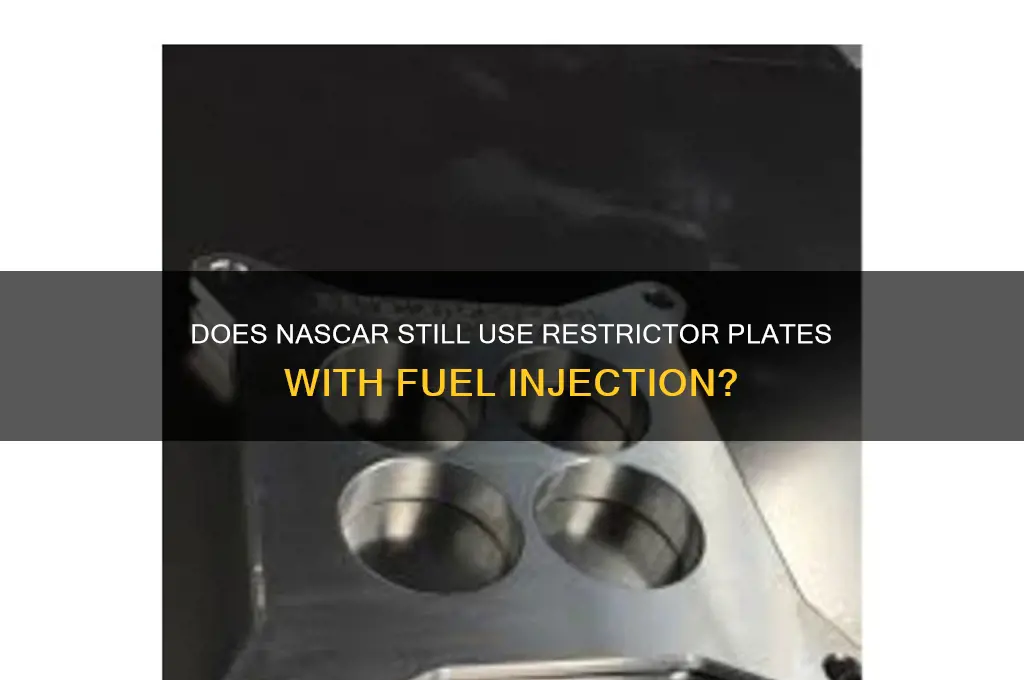 does nascar use restrictor plates with fuel injection