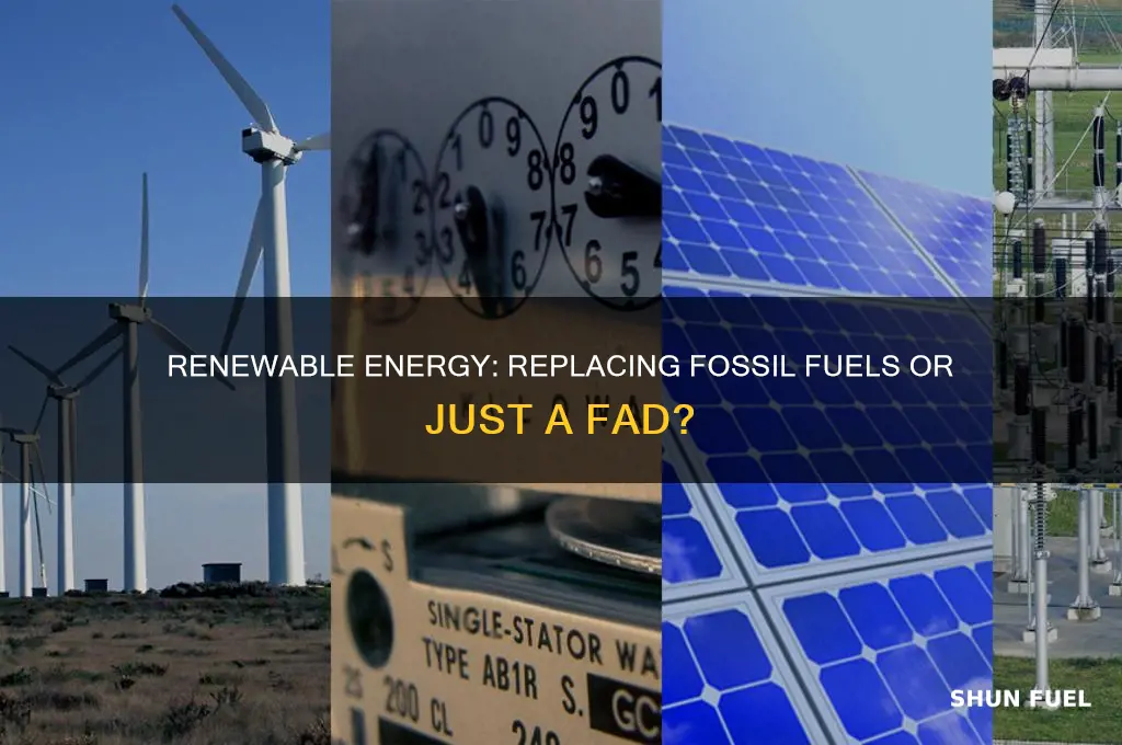 does new renewable energy displace fossil fuels