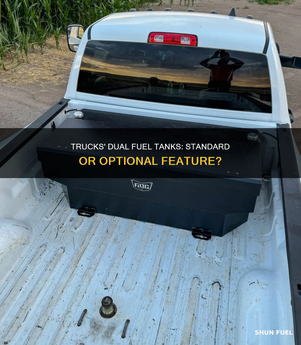 does new trucks have dual fuel tanks