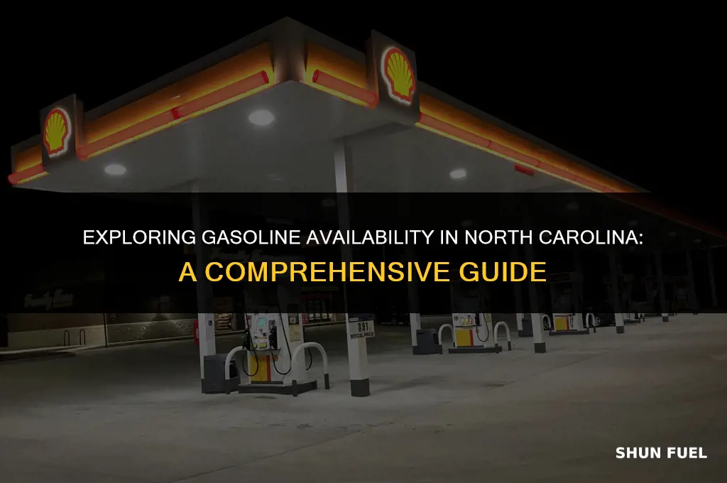 does north carolina have gasoline