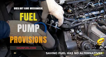 Modern Engines: Why Mechanical Fuel Pump Provisions Are No Longer Needed