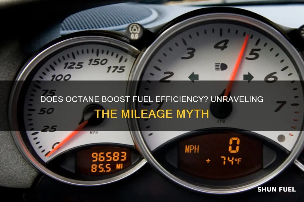 does octane increase fuel mileage