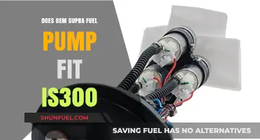 OEM Supra Fuel Pump Compatibility with IS300: A Detailed Guide