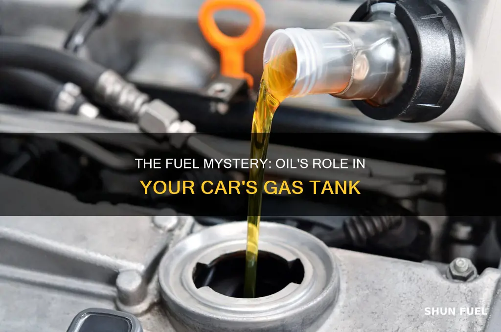 does oil go into the fuel of a car