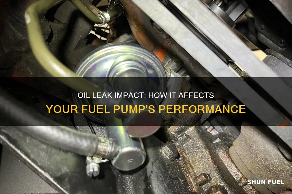 does oil leak affect the fuel pump
