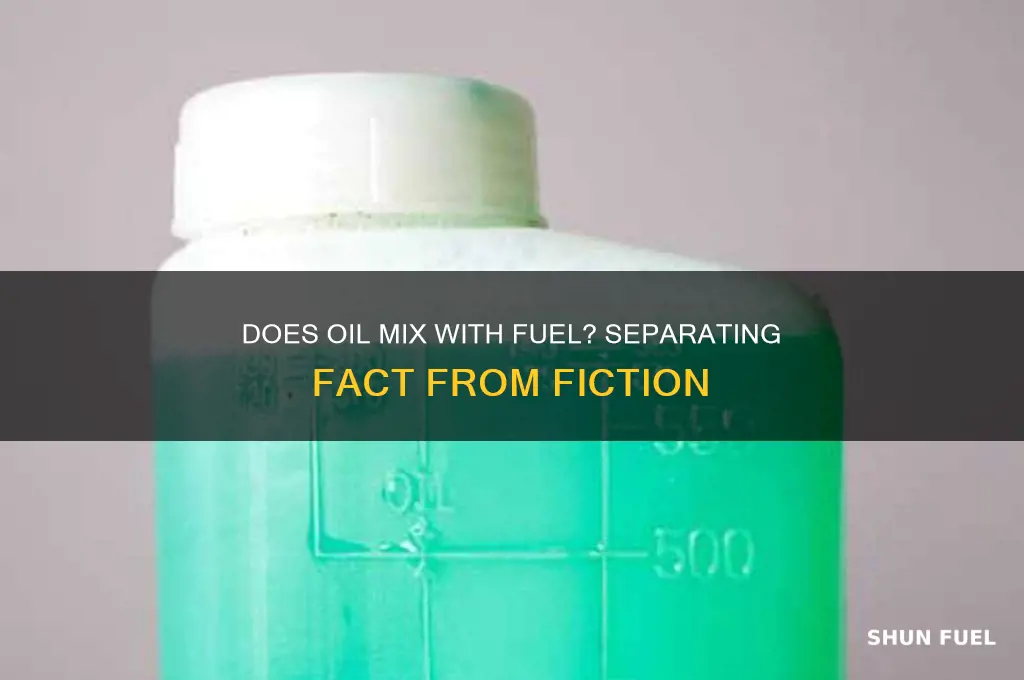 does oil mix fuel seperate