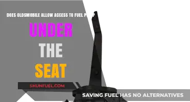 Oldsmobile Fuel Pump Access: Is It Under the Seat?