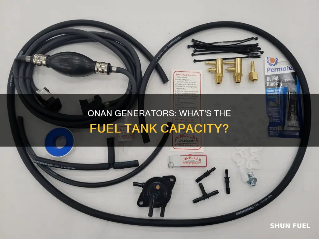 does onan generator has a fuel tank