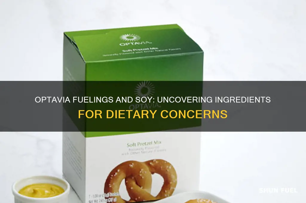 does optavia fuelings contain soy