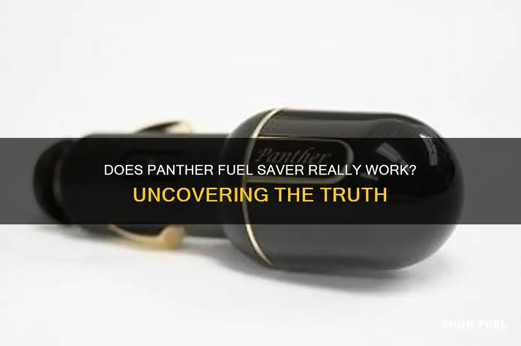 does panther fuel saver work