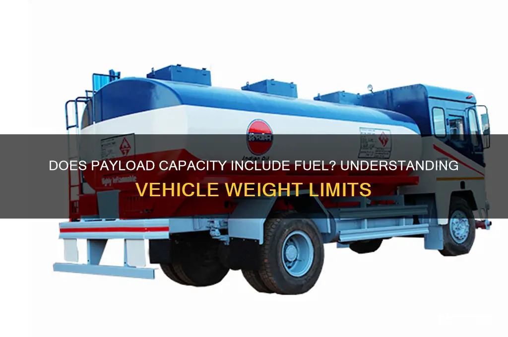 does payload capacity include fuel