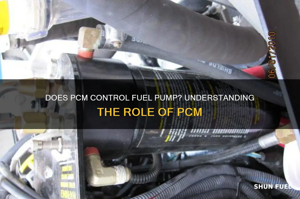 does pcm control fuel pump