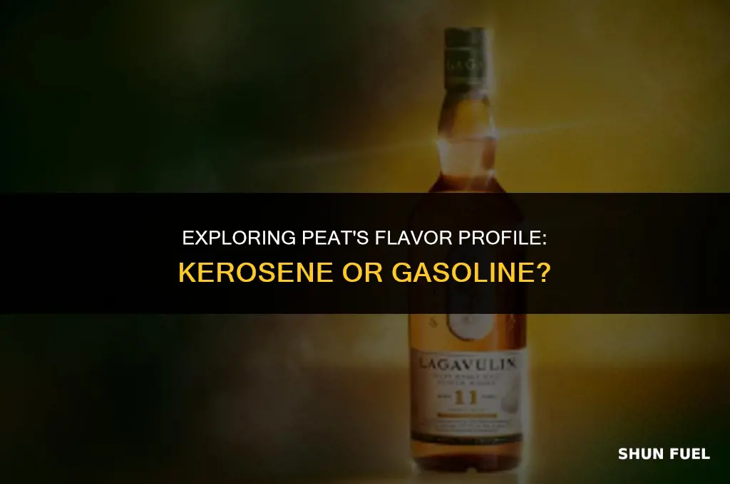 does peat taste more like kerosene or gasoline