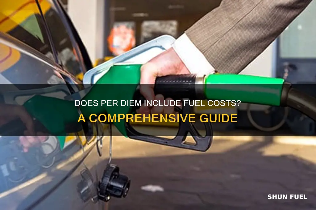 does per diem cover fuel