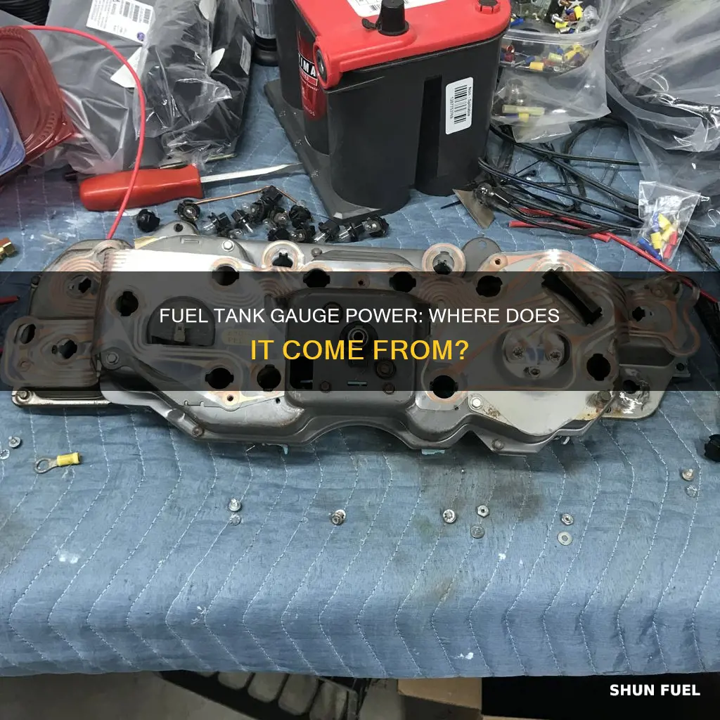 does power go to the fuel tank for gauge