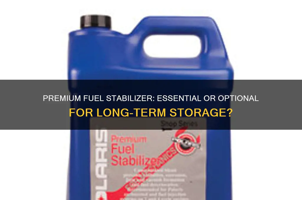 does premium fuel need stabilizer