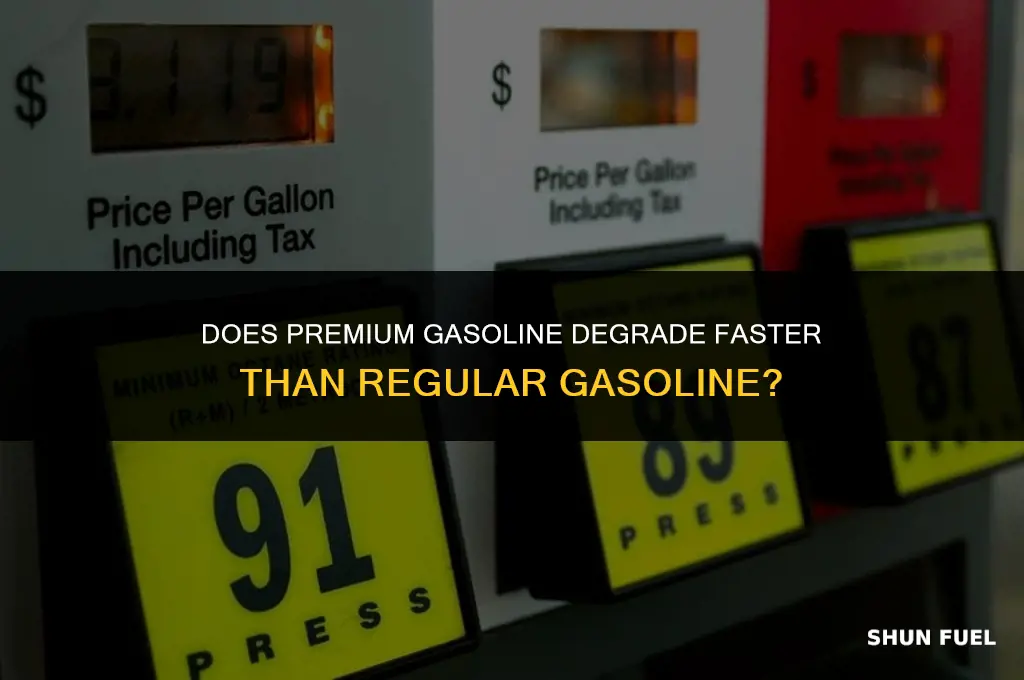 does premium gasoline go bad compared to regular gasoline