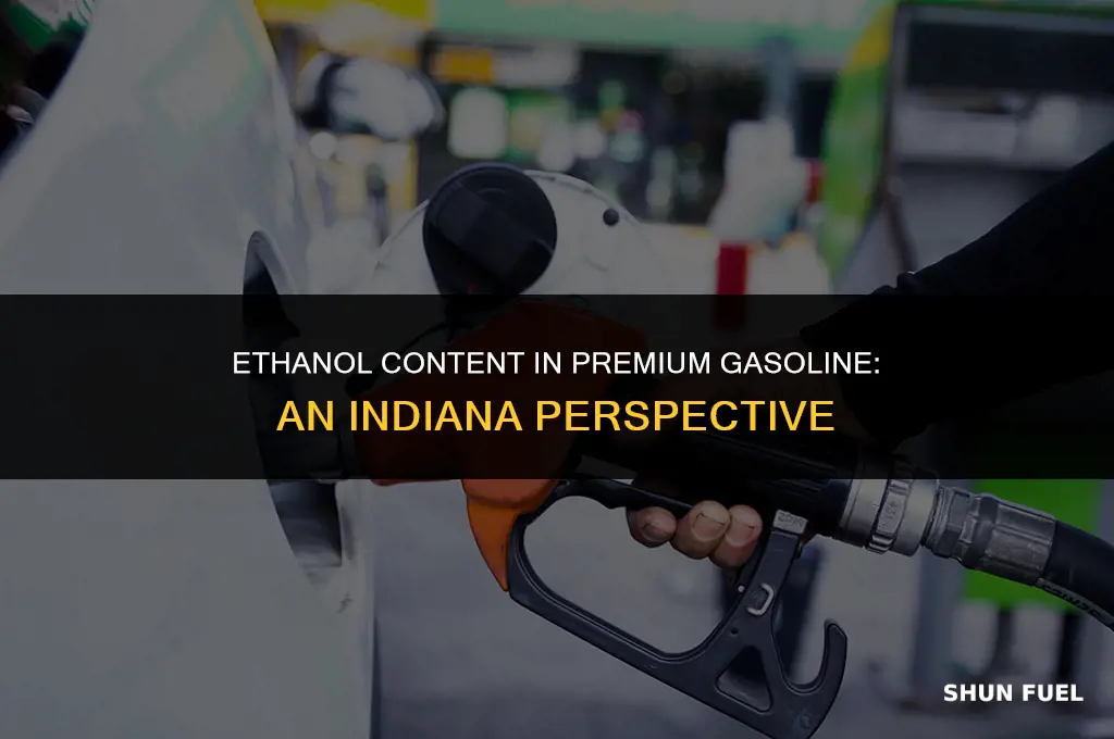 does premium gasoline have ethanol in it in indiana