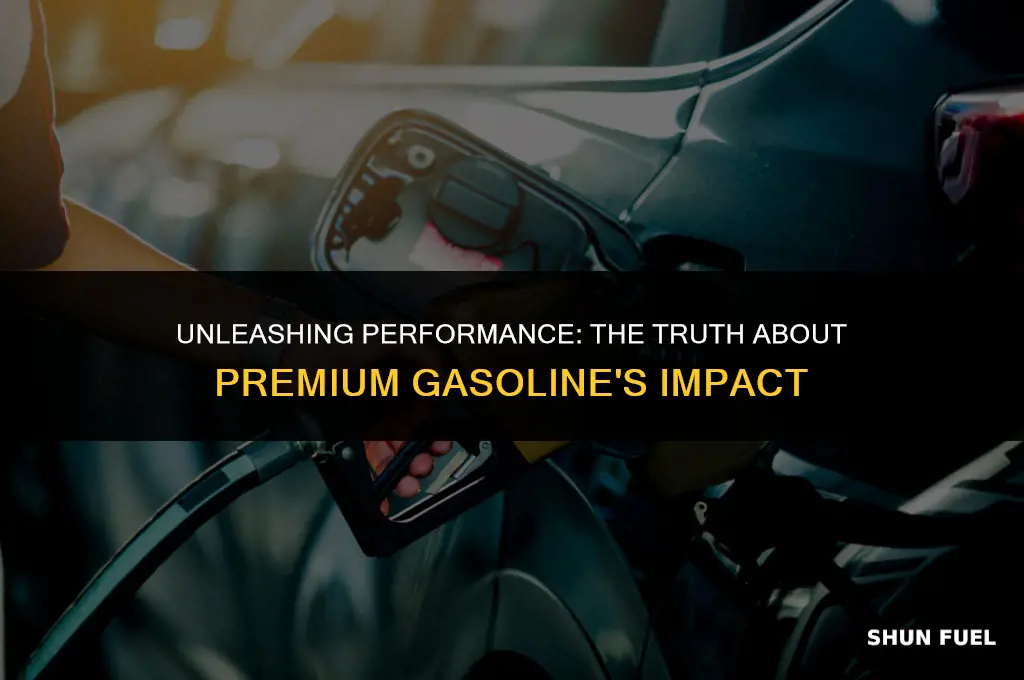 does premium unleaded gasoline really make a difference