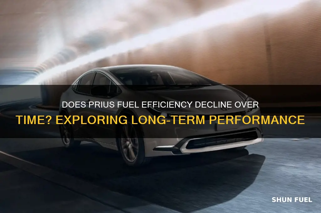 does prius fuel efficiency diminish