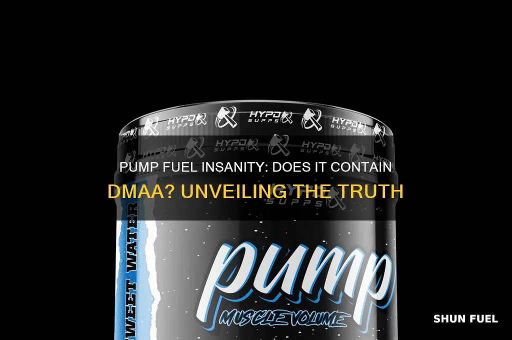 does pump fuel insanity have dmaa