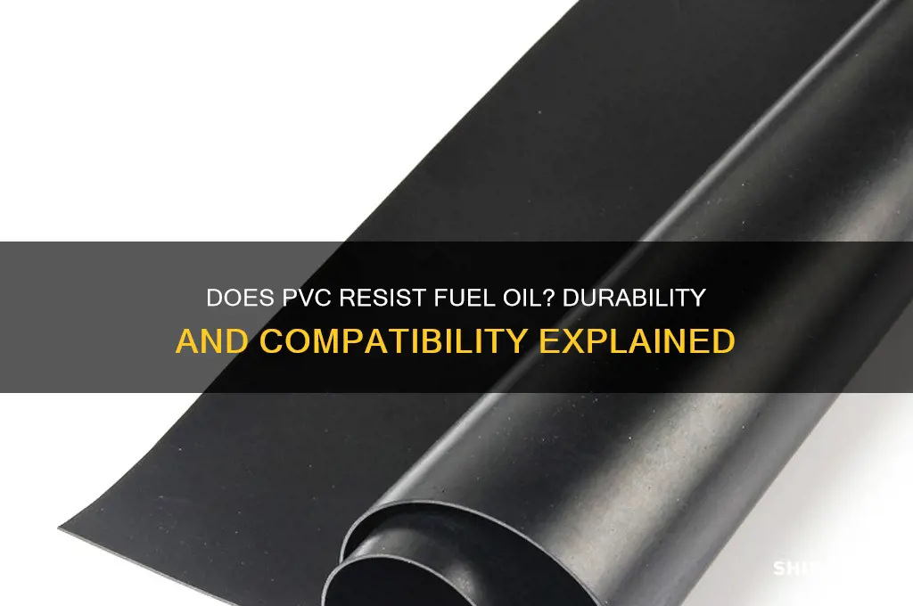 does pvc resist fuel oil