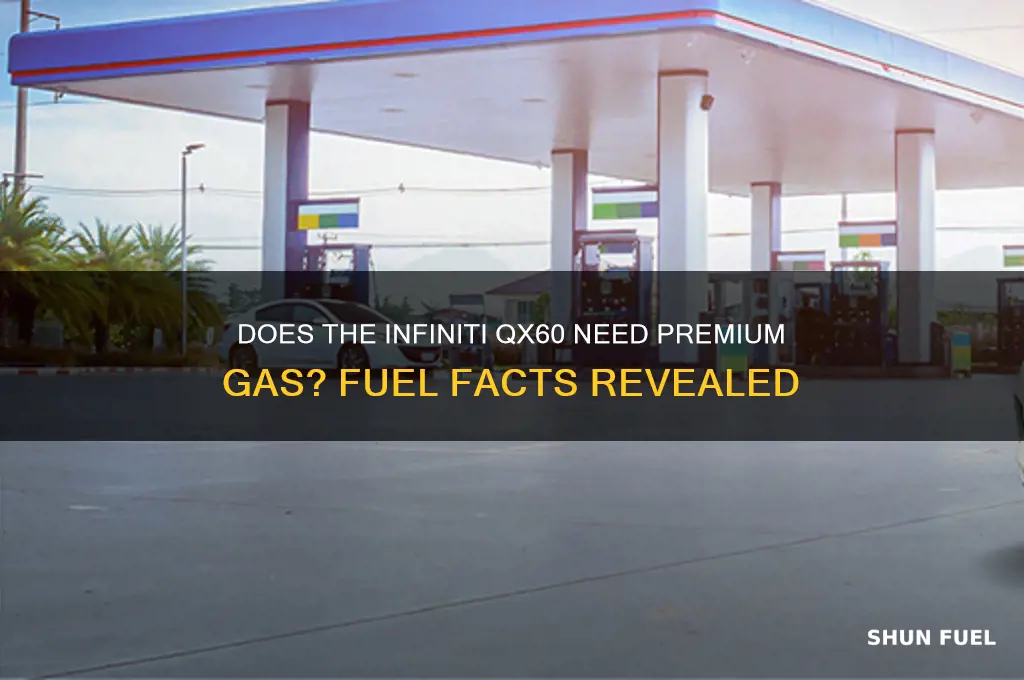 does qx60 require premium fuel