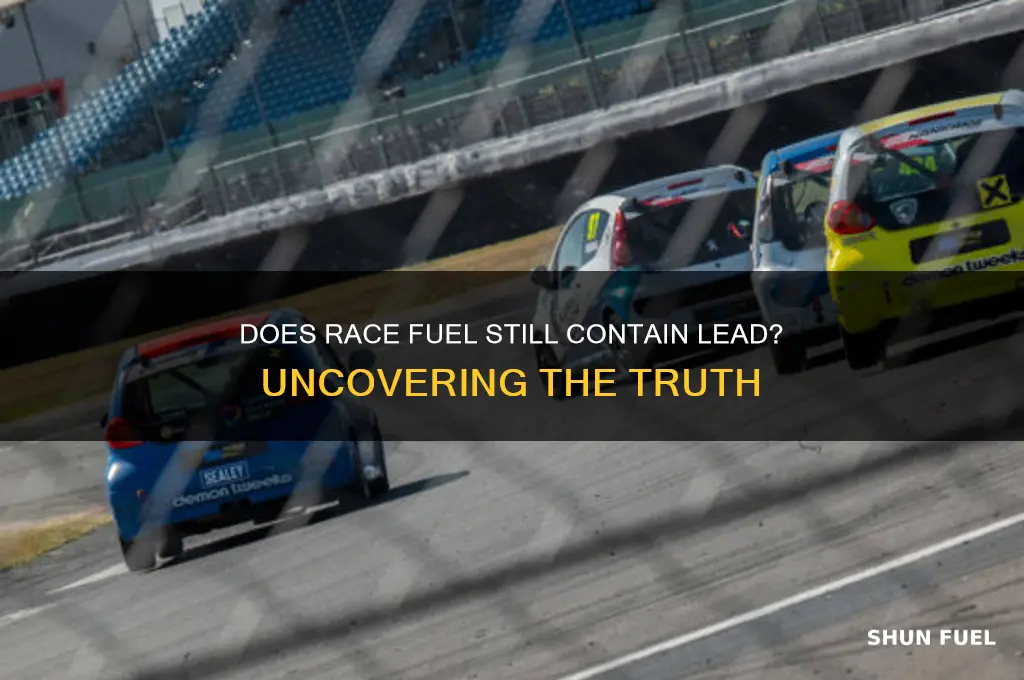 does race fuel have lead
