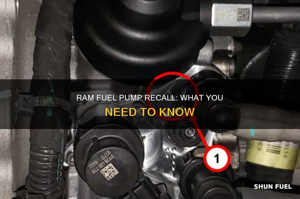 does ram have a recall on fuel pumps