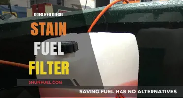 Red Diesel: Staining Fuel Filters?