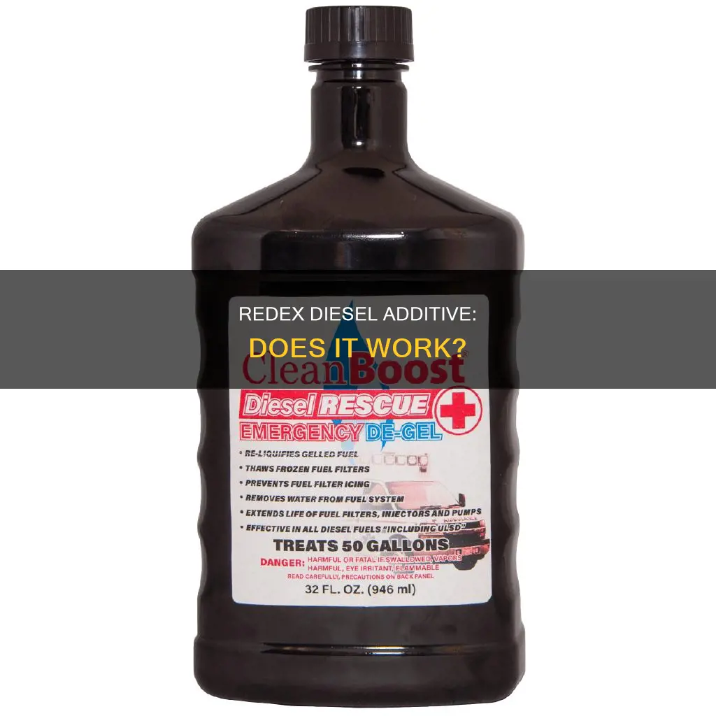 does redex diesel fuel additive work