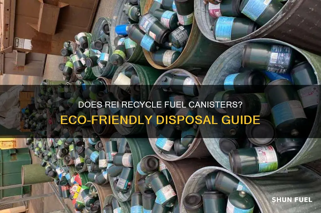 does rei recycle fuel canisters