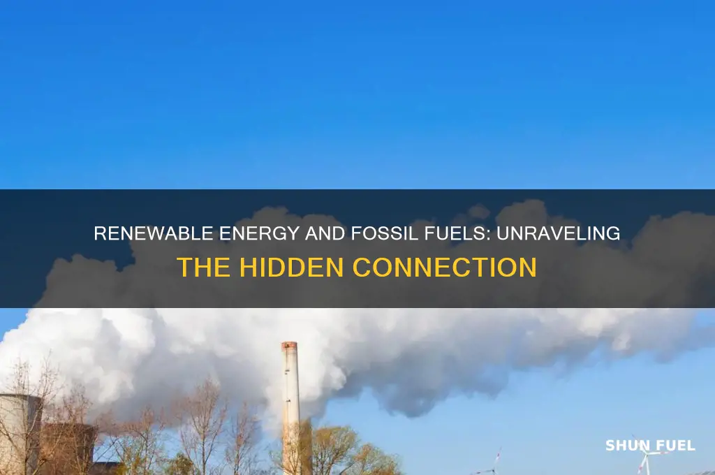 does renewable energy use fossil fuels