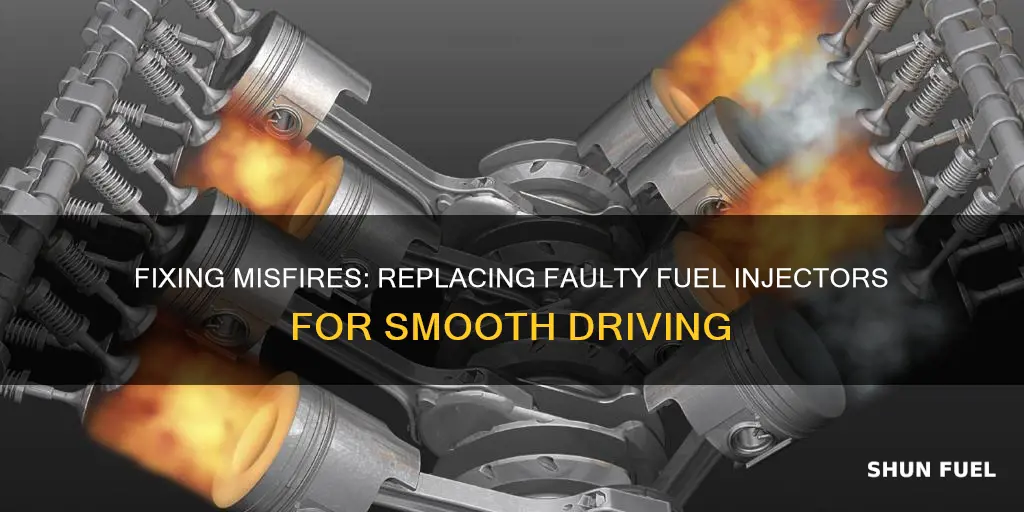 does replacing a faulty fuel injector fix misfires