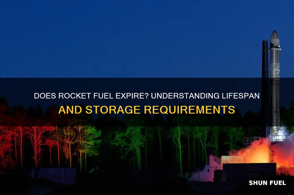 does rocket fuel expire
