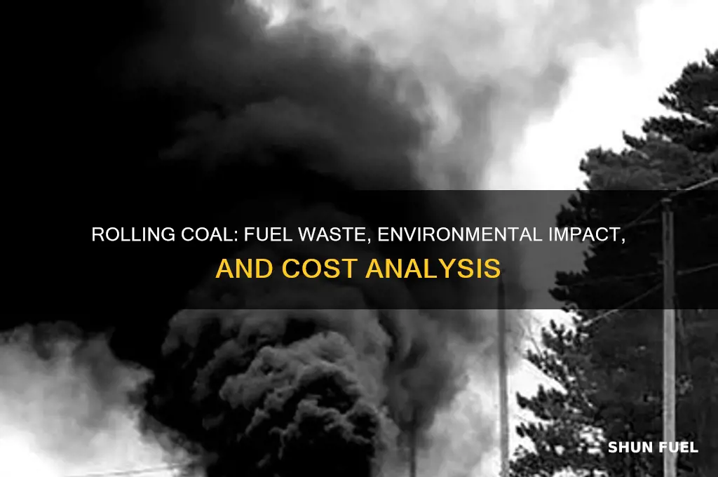 does rolling coal waste fuel