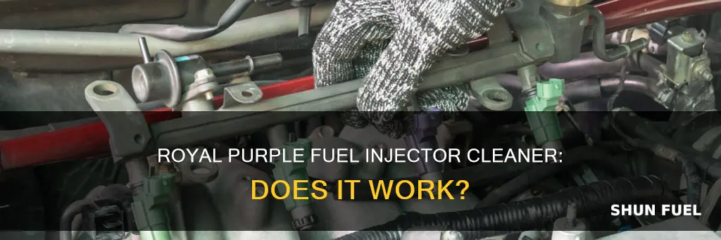 does royal purple fuel injector cleaner clean fuel injectors