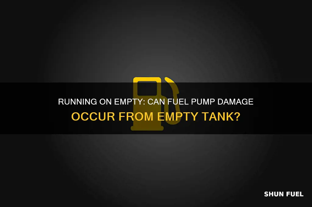 does running out of gas damage fuel pump