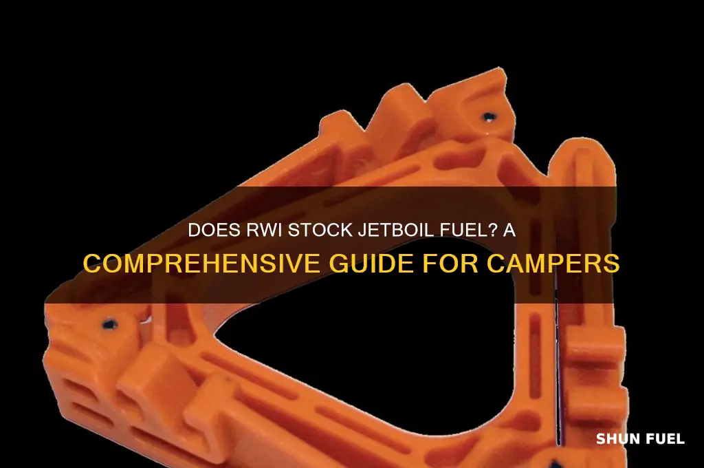 does rwi carry jetboil fuel
