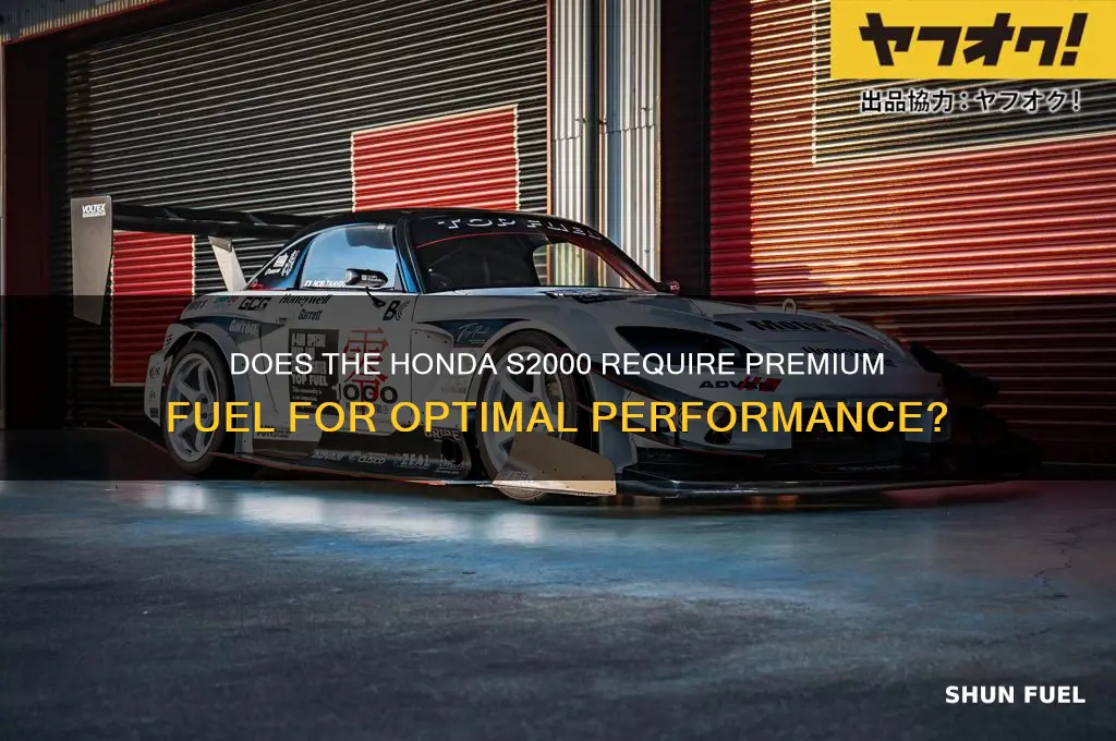 does s2000 take premium fuel