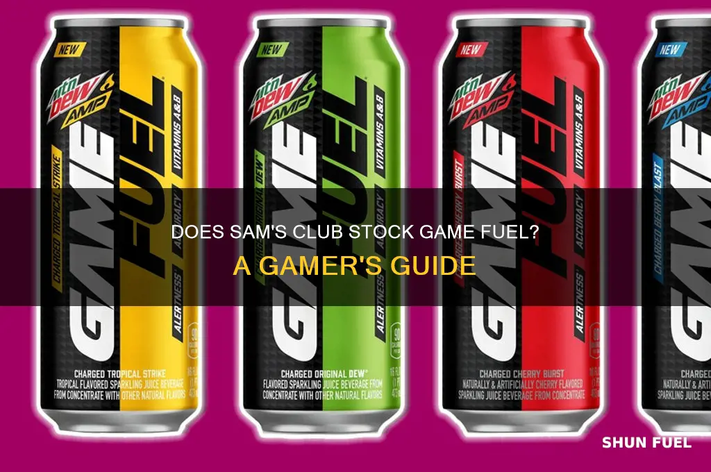 does sams sell game fuel