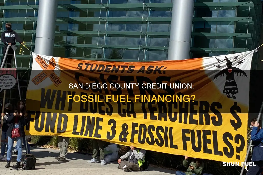 does san diego county credit union invest in fossil fuels